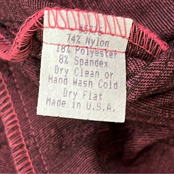 ANDRIA LIEU Francesca Jacket Sz‎ Petite M Pink Black Embroidered Stretch Buttons - Picture 8 of 12